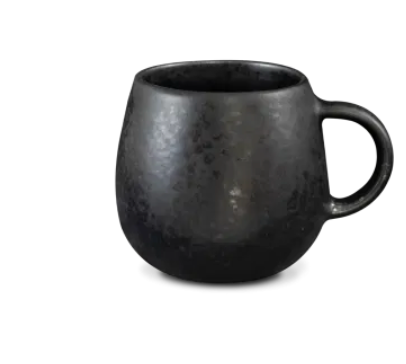 Grosse Tasse BLACK STONE (Schwarz)