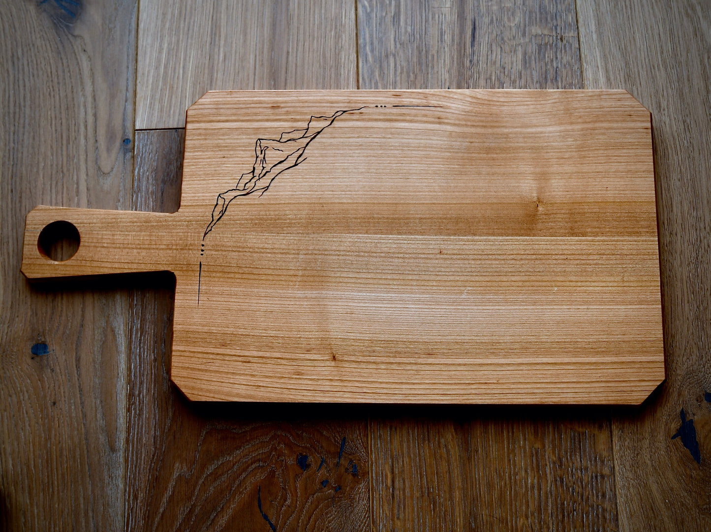 Holzbrett mit Griff Eiger Silhouette 50 2