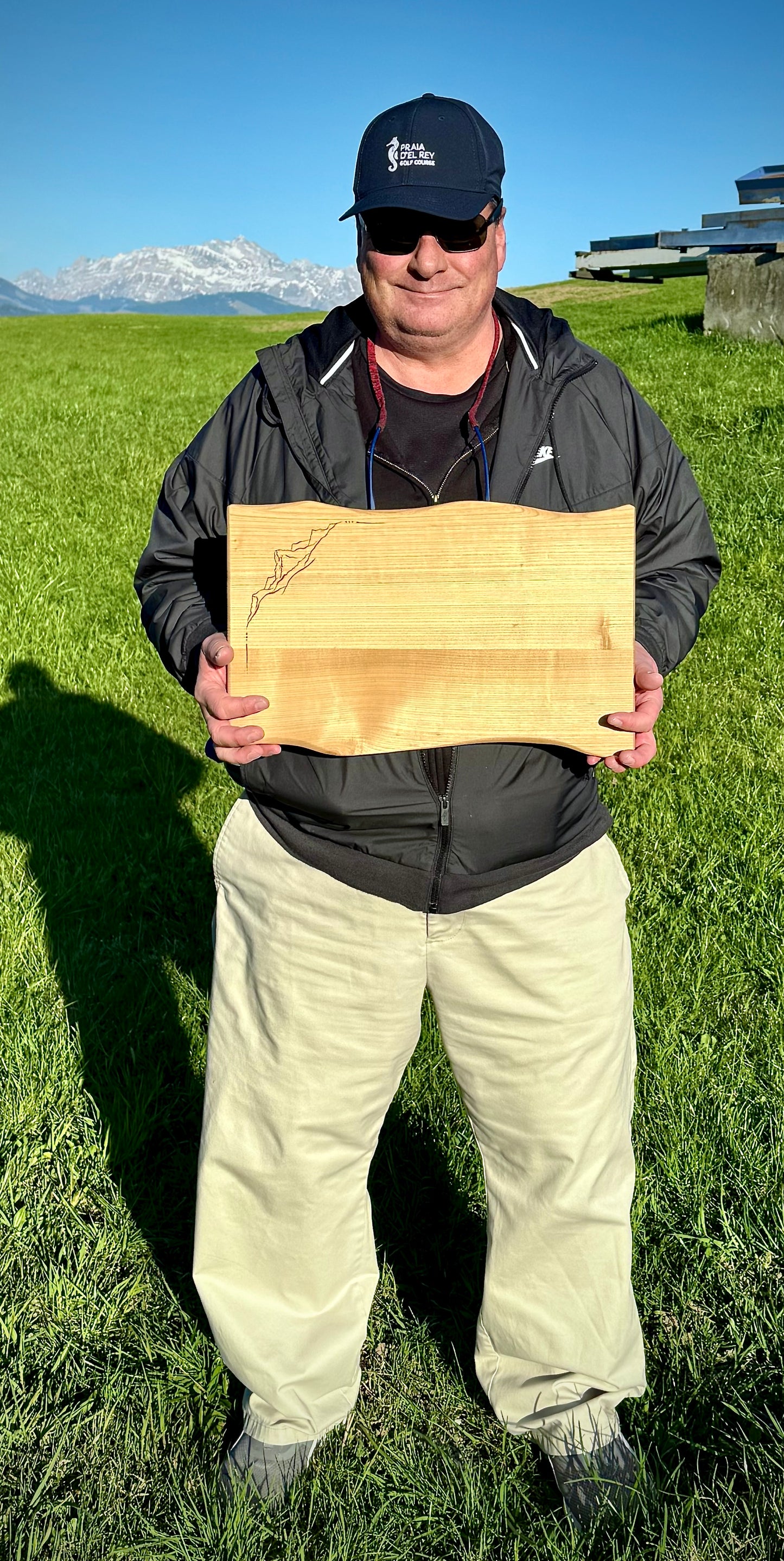 Rectangular Wooden Board Eiger Silhouette