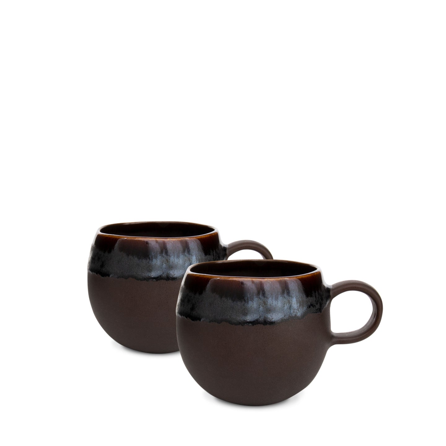 Kleine Tasse COFFEE (2er-Set) (Braun)