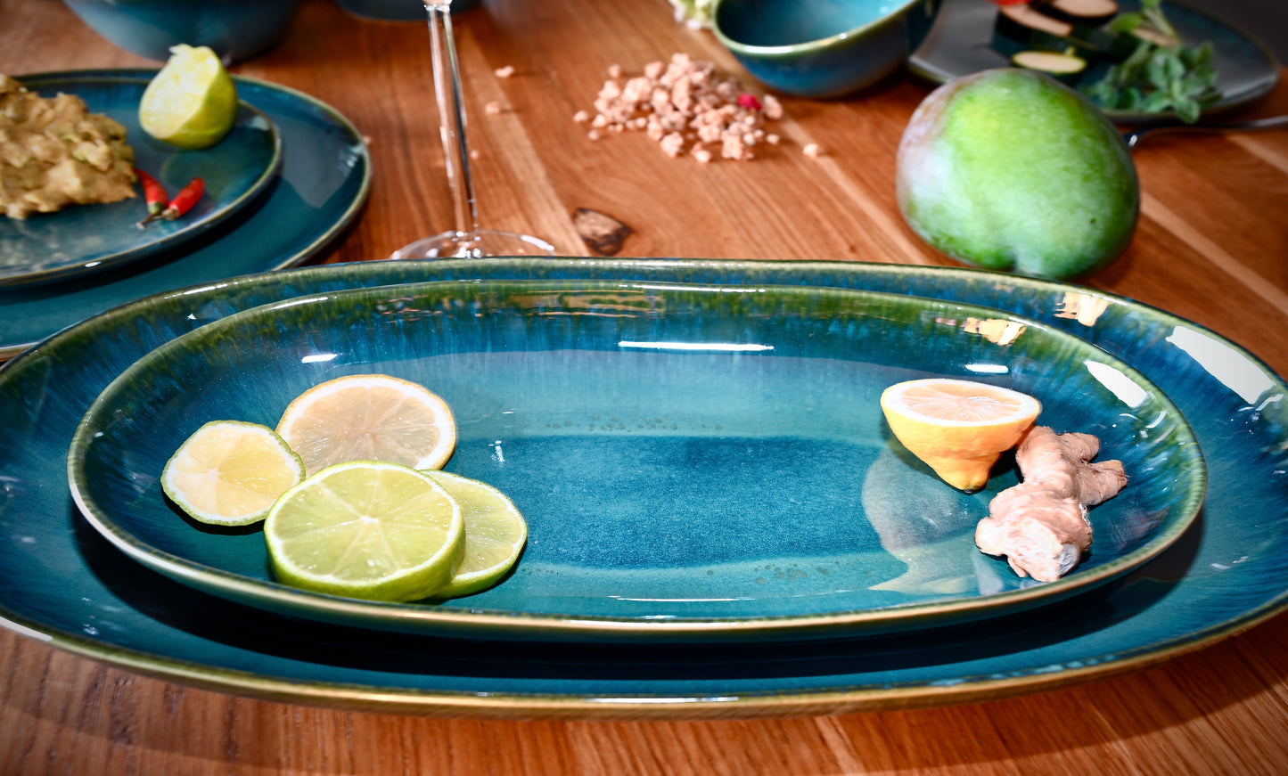 Salat / Dessert Teller AMAZONIA (4er-Set) 6