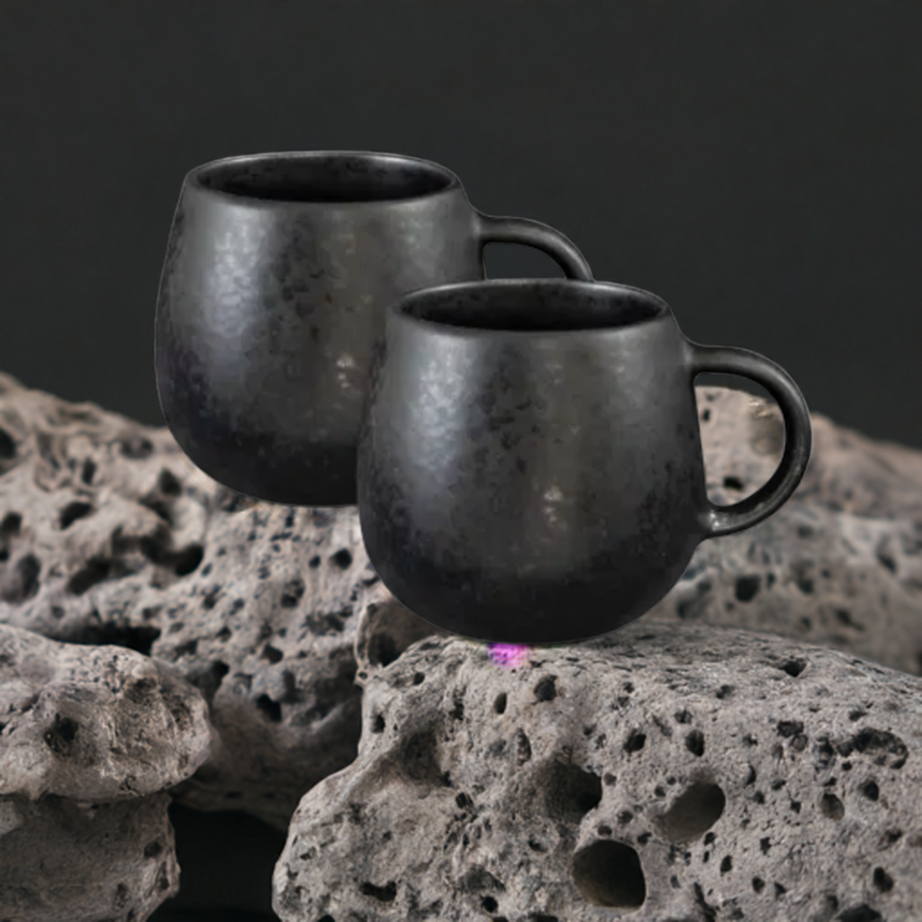 Kleine Tassen BLACK STONE (2er-Set) (Schwarz)
Grosse Tassen BLACK STONE (2er-Set) (Schwarz)