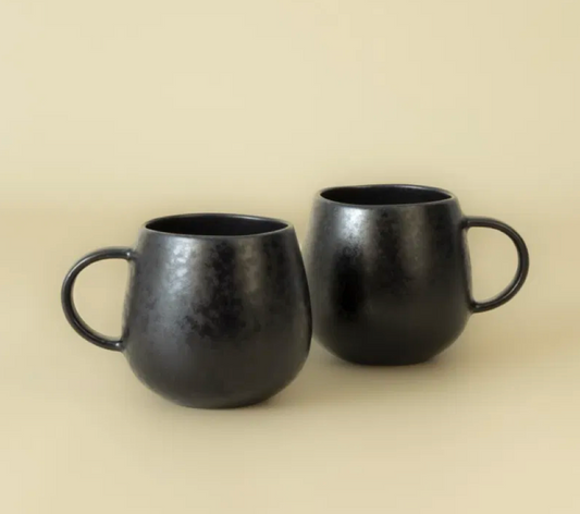 Grosse Tasse BLACK STONE (2-er Set)